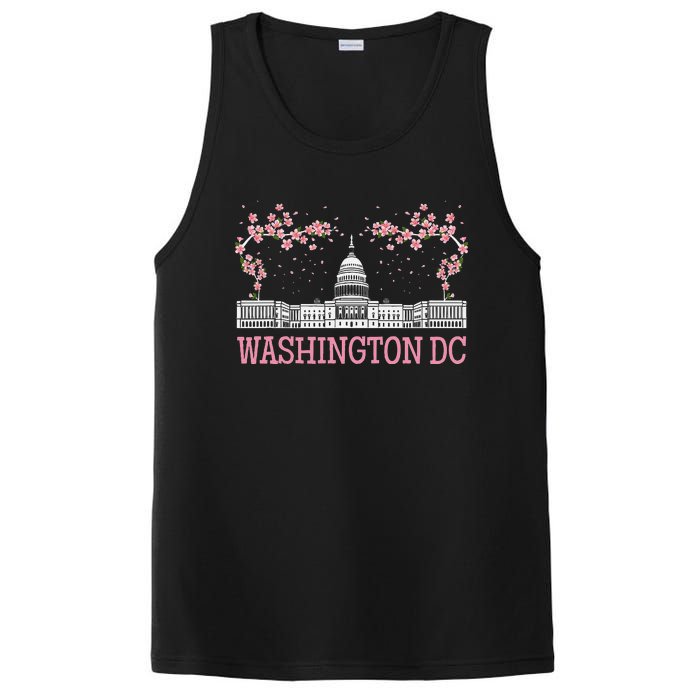 Washington Dc Cherry Blossom Monument PosiCharge Competitor Tank