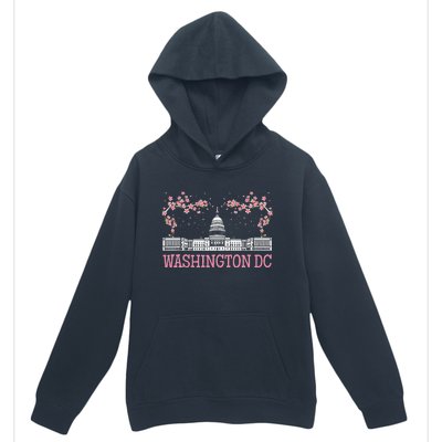 Washington Dc Cherry Blossom Monument Urban Pullover Hoodie