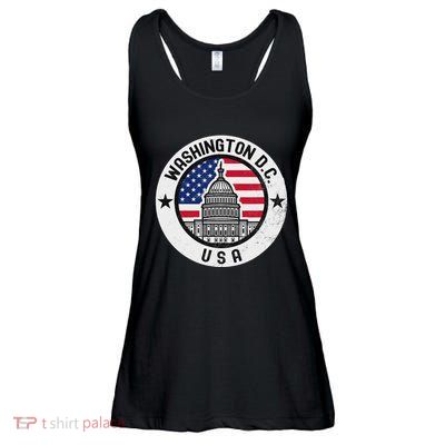 Washington D C Ladies Essential Flowy Tank