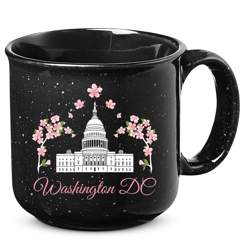 Washington Dc Cherry Blossom Gift 15oz Campfire Ceramic Mug