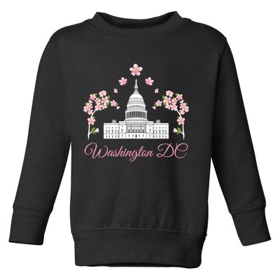 Washington Dc Cherry Blossom Gift Toddler Sweatshirt