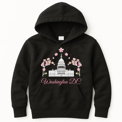 Washington Dc Cherry Blossom Gift Kids Hoodie