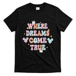 Where Dreams Come True Cute Magical World Castle T-Shirt