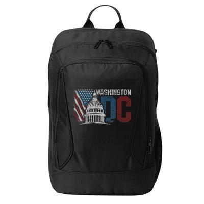 Washington Dc Capitol Hill Usa Flag Souvenir City Backpack