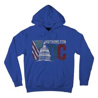 Washington Dc Capitol Hill Usa Flag Souvenir Hoodie