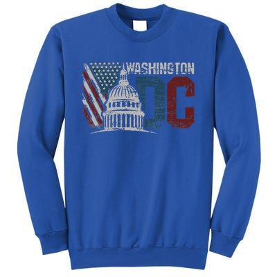 Washington Dc Capitol Hill Usa Flag Souvenir Sweatshirt