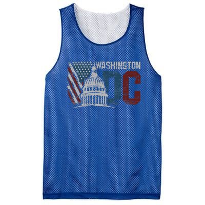 Washington Dc Capitol Hill Usa Flag Souvenir Mesh Reversible Basketball Jersey Tank