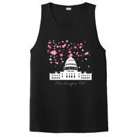 Washington Dc Capitol Building Cherry Blossoms PosiCharge Competitor Tank