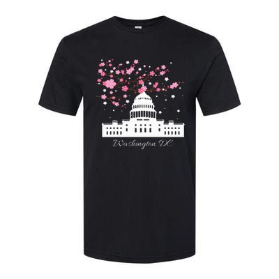 Washington Dc Capitol Building Cherry Blossoms Softstyle CVC T-Shirt