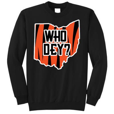 Who Dey? Cincinnati Ohio Sweatshirt