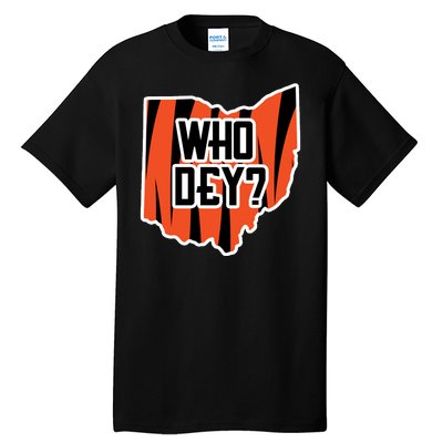 Who Dey? Cincinnati Ohio Tall T-Shirt