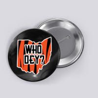 Who Dey? Cincinnati Ohio Button