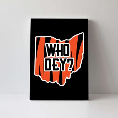 Who Dey? Cincinnati Ohio Canvas