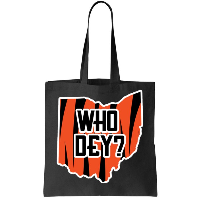 Who Dey? Cincinnati Ohio Tote Bag