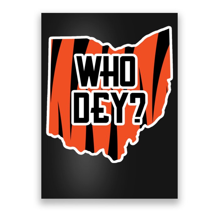 Who Dey? Cincinnati Ohio Poster