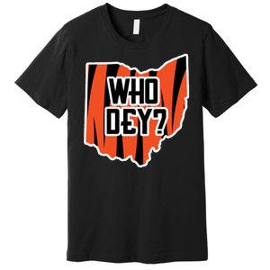 Who Dey? Cincinnati Ohio Premium T-Shirt