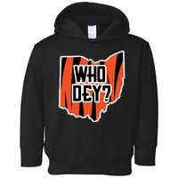 Who Dey? Cincinnati Ohio Toddler Hoodie