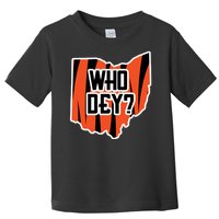 Who Dey? Cincinnati Ohio Toddler T-Shirt