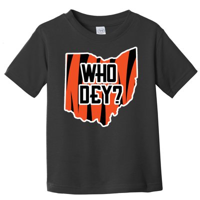 Who Dey? Cincinnati Ohio Toddler T-Shirt