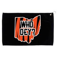 Who Dey? Cincinnati Ohio Grommeted Golf Towel