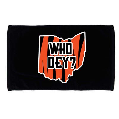 Who Dey? Cincinnati Ohio Microfiber Hand Towel