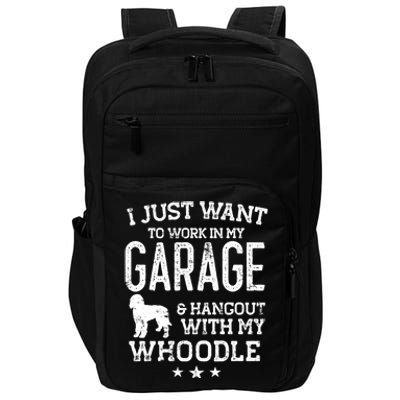 Whoodle Dad Car Garage Hangout Gift Impact Tech Backpack