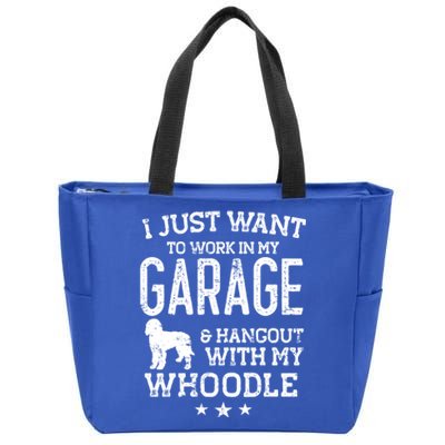 Whoodle Dad Car Garage Hangout Gift Zip Tote Bag