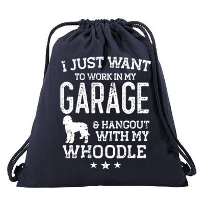 Whoodle Dad Car Garage Hangout Gift Drawstring Bag