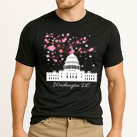 Washington DC Capitol Building Cherry Blossoms TShirt Cooling Performance Crew T-Shirt