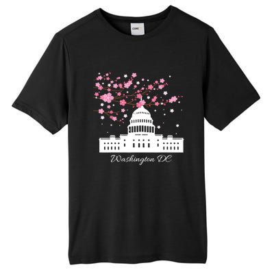 Washington DC Capitol Building Cherry Blossoms TShirt Tall Fusion ChromaSoft Performance T-Shirt