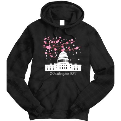 Washington DC Capitol Building Cherry Blossoms TShirt Tie Dye Hoodie