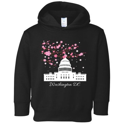 Washington DC Capitol Building Cherry Blossoms TShirt Toddler Hoodie