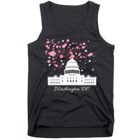 Washington DC Capitol Building Cherry Blossoms TShirt Tank Top