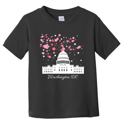 Washington DC Capitol Building Cherry Blossoms TShirt Toddler T-Shirt