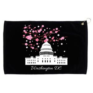 Washington DC Capitol Building Cherry Blossoms TShirt Grommeted Golf Towel