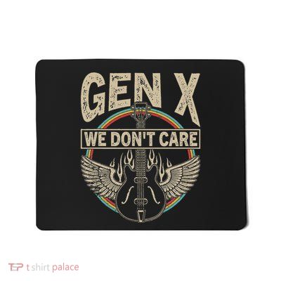 We DonT Care Retro Genx Mousepad