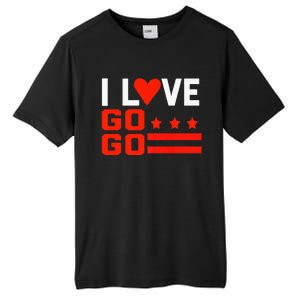 Washington D C I Love Go Go Music Gift For Kids And Adults Tall Fusion ChromaSoft Performance T-Shirt