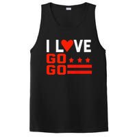 Washington D C I Love Go Go Music Gift For Kids And Adults PosiCharge Competitor Tank