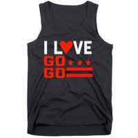 Washington D C I Love Go Go Music Gift For Kids And Adults Tank Top