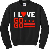 Washington D C I Love Go Go Music Gift For Kids And Adults Kids Sweatshirt