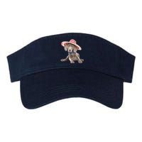 Weimaraner Dog Cute Weimaraners Puppy USA Flag Hat Valucap Bio-Washed Visor