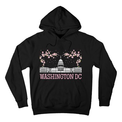 Washington DC Cherry Blossom Monument Hoodie