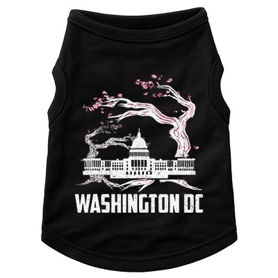 Washington Dc Cherry Blossom Capitol Hill Usa Souvenir Doggie Tank