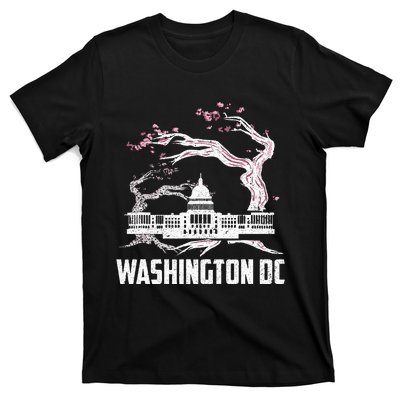 Washington Dc Cherry Blossom Capitol Hill Usa Souvenir T-Shirt