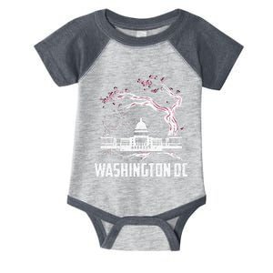 Washington Dc Cherry Blossom Capitol Hill Usa Souvenir Infant Baby Jersey Bodysuit