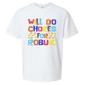 Will Do Chores For Robux Sueded Cloud Jersey T-Shirt