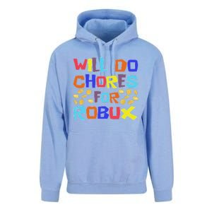 Will Do Chores For Robux Unisex Surf Hoodie