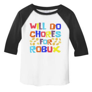 Will Do Chores For Robux Toddler Fine Jersey T-Shirt