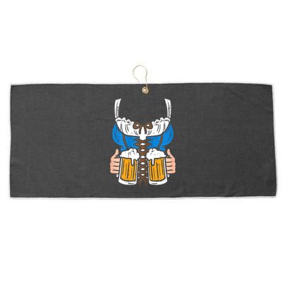 Womens Drindl Costume German Bavarian Oktoberfest Festival Women Large Microfiber Waffle Golf Towel