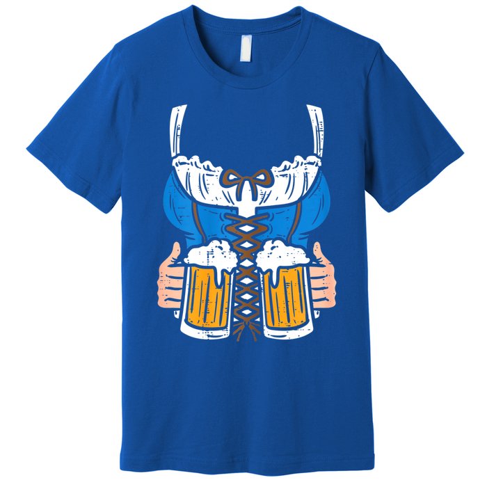 Womens Drindl Costume German Bavarian Oktoberfest Festival Women Premium T-Shirt